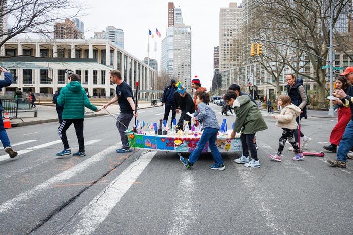 Photos: Lincoln Center’s Create-athon: Building a Boat With Clint Ramos Image