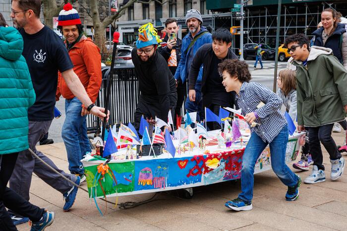 Photos: Lincoln Center’s Create-athon: Building a Boat With Clint Ramos Image
