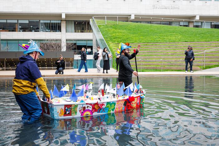 Photos: Lincoln Center’s Create-athon: Building a Boat With Clint Ramos Image