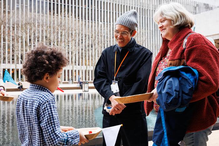 Photos: Lincoln Center’s Create-athon: Building a Boat With Clint Ramos Image