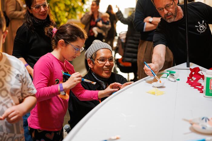 Photos: Lincoln Center’s Create-athon: Building a Boat With Clint Ramos Image