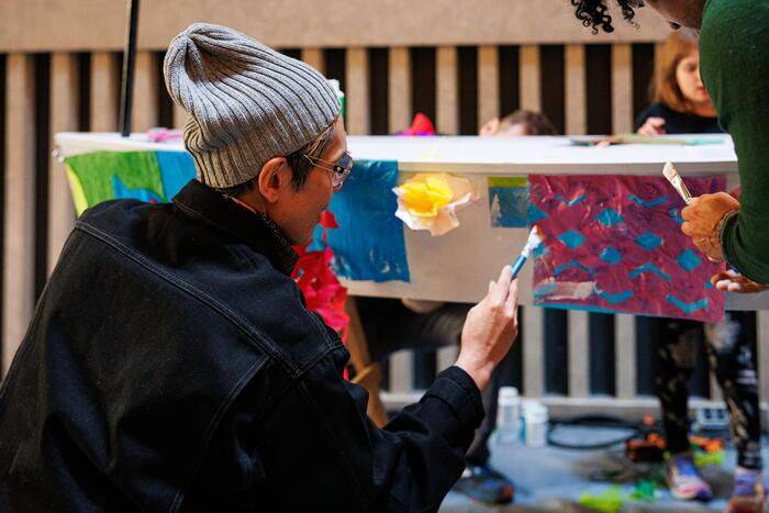 Photos: Lincoln Center’s Create-athon: Building a Boat With Clint Ramos Image
