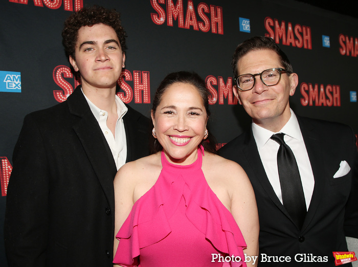 Hudson Flynn, Andrea Burns and Peter Flynn Photo
