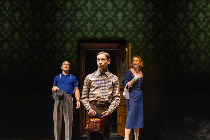 T.R. Knight (Victor Creel), Louis McCartney (Henry Creel) and Rosie Benton (Virginia  Photo