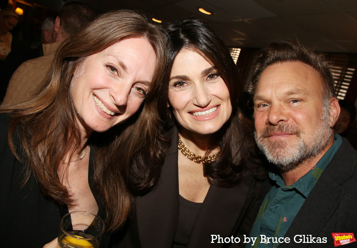 Michelle Federer, Idina Menzel and Norbert Leo Butz  Photo