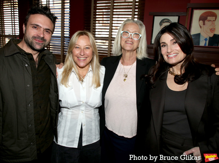 Anthony Aiello, Bonnie Bernstein, Heather Reynolds and Idina Menzel Photo