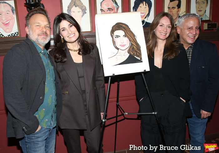 Norbert Leo Butz, Idina Menzel, Michelle Federer and David Stone  Photo