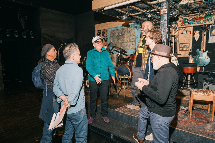Photos: Elvis Costello Visits DEAD OUTLAW on Broadway Image