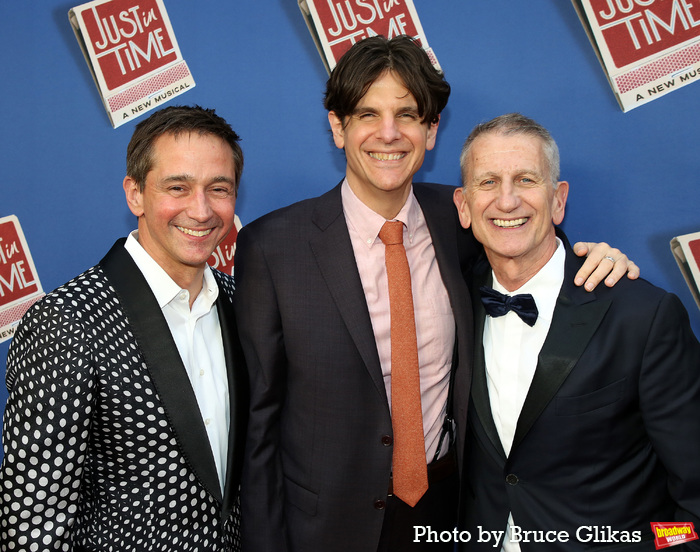 Robert Ahrens,Alex Timbers and Tom Kirdahy Photo