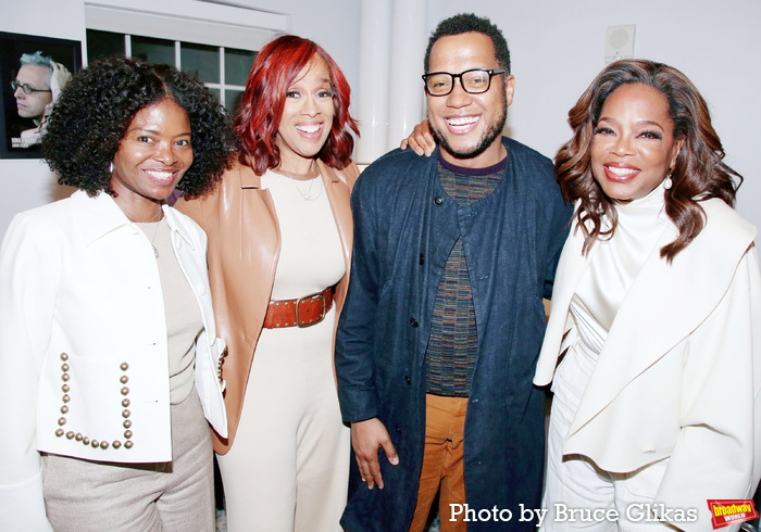 Producer La Chanze, Gayle King, Playwright Branden Jacobs-Jenkins and Oprah Winfrey  Photo