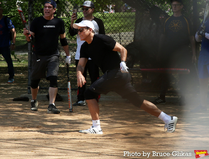 Photos: George Clooney Play Softball at the Broadway Show League Opening Day Image