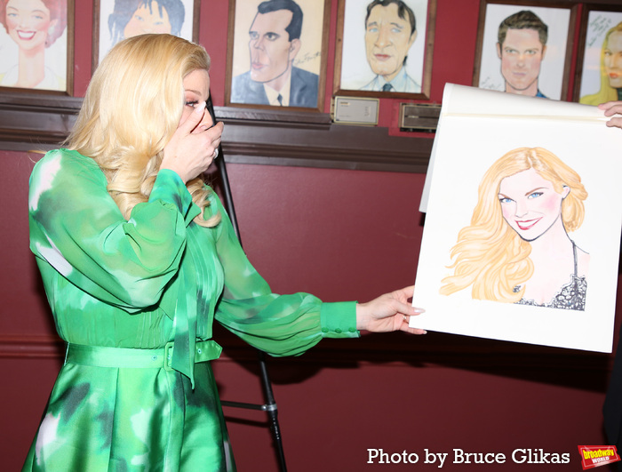 Photos: DEATH BECOMES HER's Megan Hilty Gets Honored with a Sardi's Portrait  Image