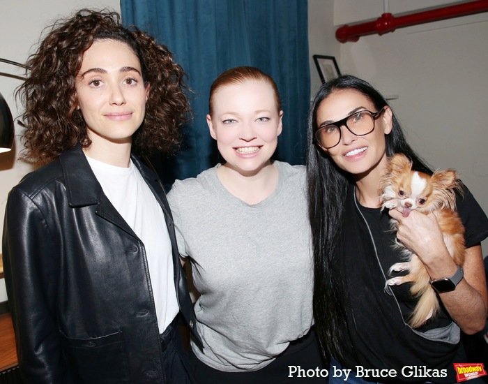 Emmy Rossum, Sarah Snook, Demi Moore & Pilaf! Photo
