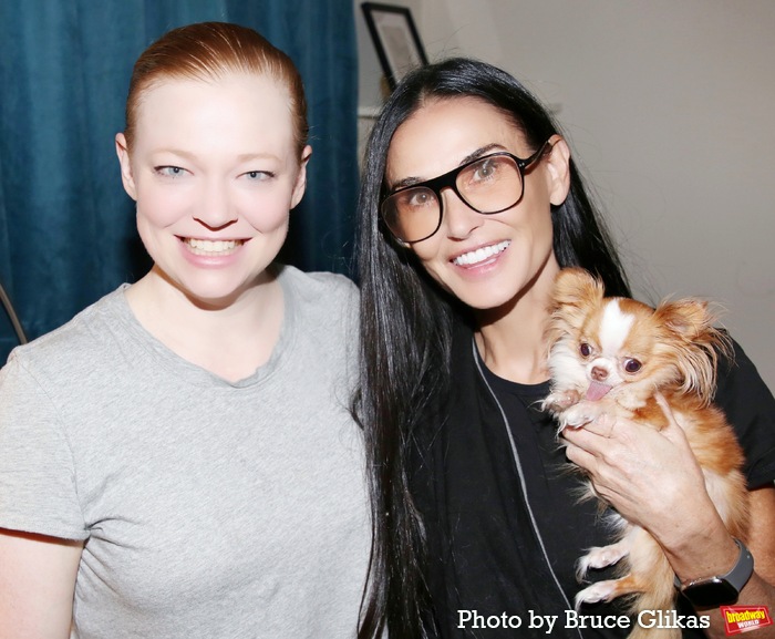 Sarah Snook, Demi Moore & Pilaf! Photo
