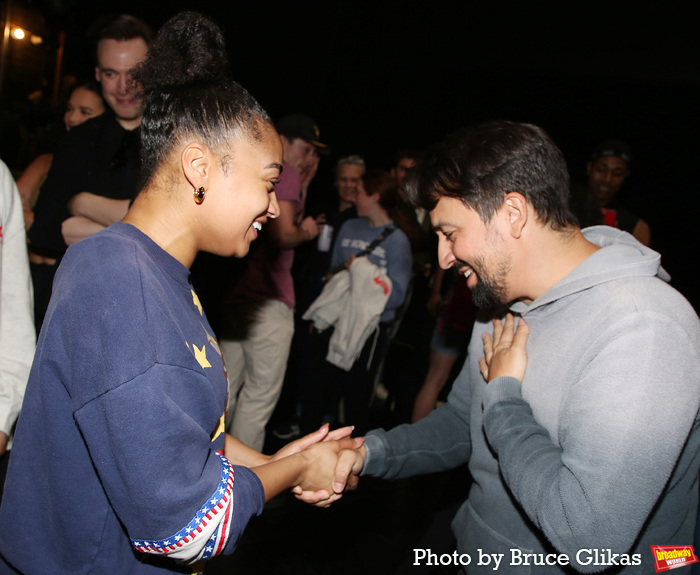 Jasmine Amy Rogers and Lin-Manuel Miranda Photo