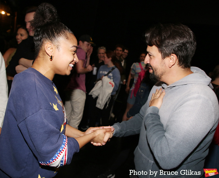 Jasmine Amy Rogers and Lin-Manuel Miranda Photo