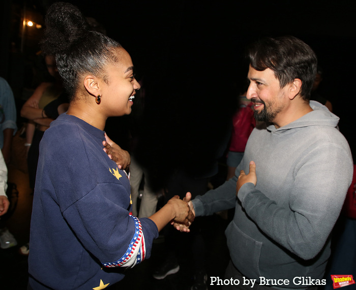 Jasmine Amy Rogers and Lin-Manuel Miranda Photo