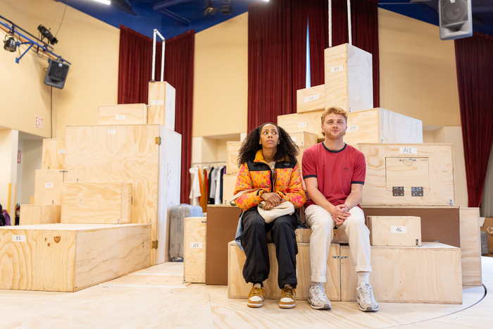 Photos: TWO STRANGERS (CARRY A CAKE ACROSS NEW YORK) Rehearsals at A.R.T. Image