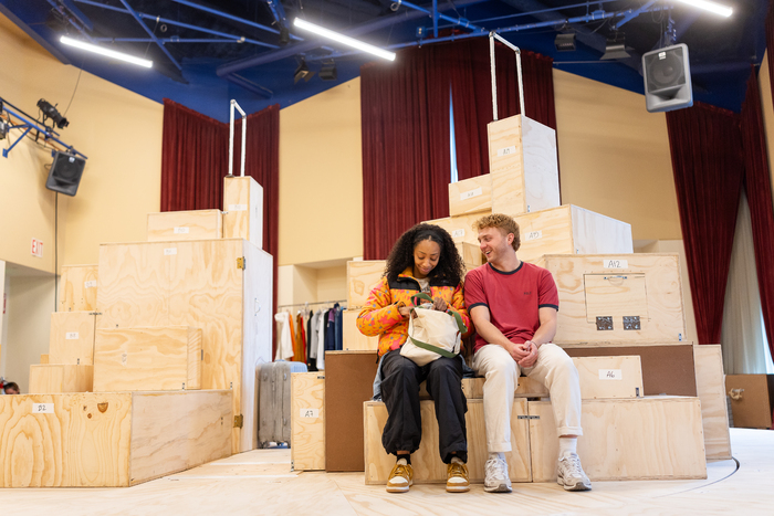 Photos: TWO STRANGERS (CARRY A CAKE ACROSS NEW YORK) Rehearsals at A.R.T. Image