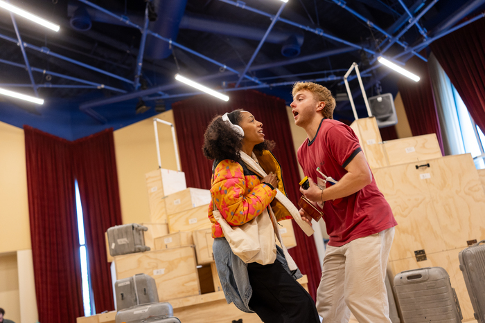 Photos: TWO STRANGERS (CARRY A CAKE ACROSS NEW YORK) Rehearsals at A.R.T. Image