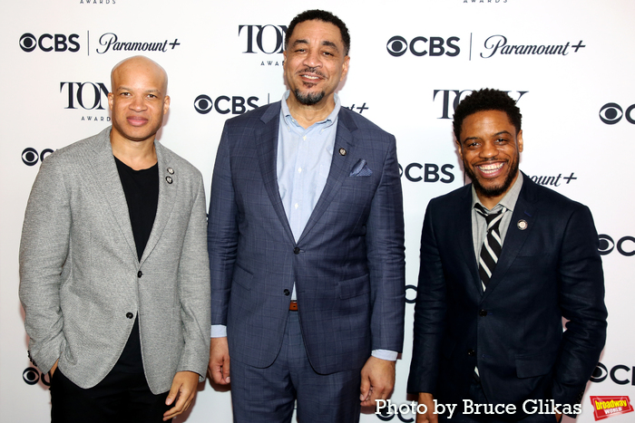 Glenn Davis, Harry Lennix, Jon Michael Hill Photo