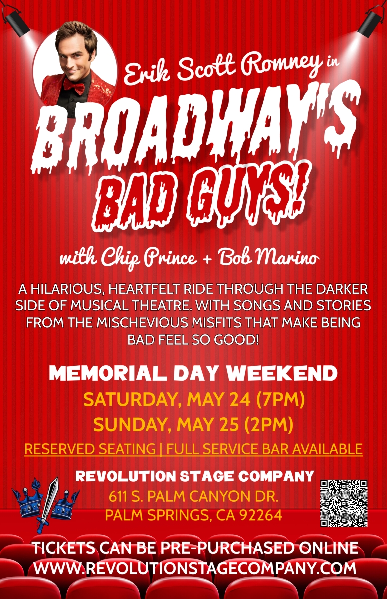 Previews: BROADWAY'S BAD GUYS at Revolution Stage Company Image