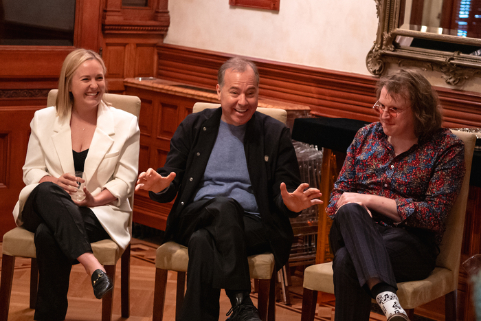 Julia Mattison, Marco Pennette, and Noel Carey  Photo