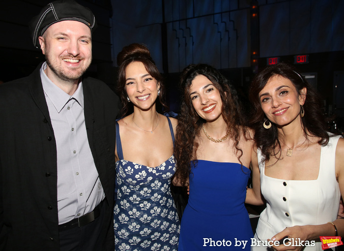 Knud Adams, Tala Ashe, Sanaz Toossi and Marjan Neshat Photo