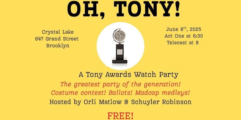 2025 Tony Awards Viewing Parties in New York City Image