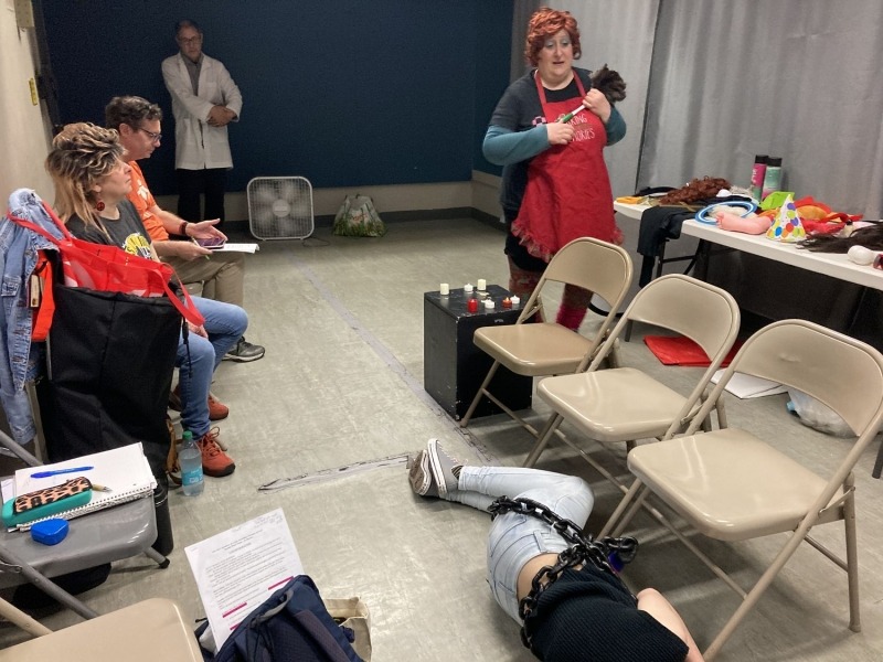 Photos: WOW WEE! ADVENTURES OF A LITTLE GIRL KILLBOT CHRISTMAS SPECIAL! In Rehearsal Image