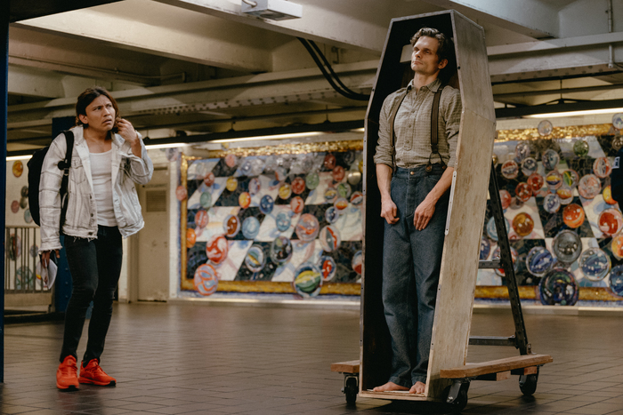 Photos: DEAD OUTLAW Star Andrew Durand Pops Up Around NYC Image