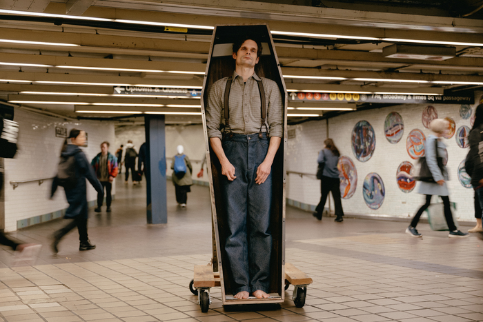 Photos: DEAD OUTLAW Star Andrew Durand Pops Up Around NYC Image
