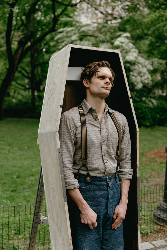 Photos: DEAD OUTLAW Star Andrew Durand Pops Up Around NYC Image