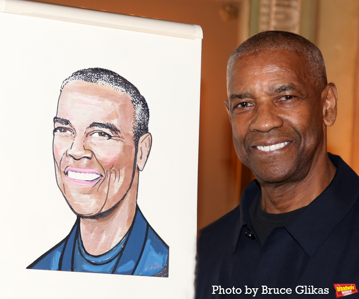 Photos: OTHELLO Star Denzel Washington Celebrates Sardi's Portrait Reveal Image