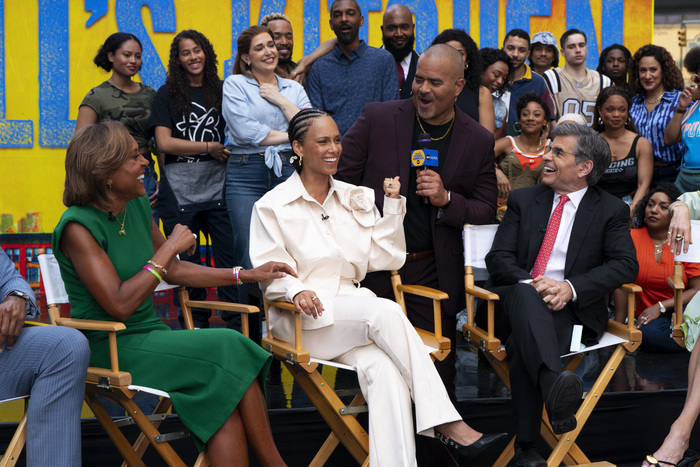 Photos: Alicia Keys and HELL'S KITCHEN Cast Visits GOOD MORNING AMERICA Image