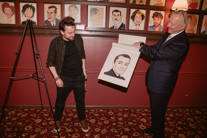 Photos: Kieran Culkin Receives Sardi's Portrait Image