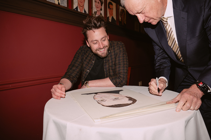Photos: Kieran Culkin Receives Sardi's Portrait Image