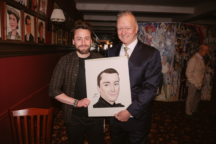 Photos: Kieran Culkin Receives Sardi's Portrait Image