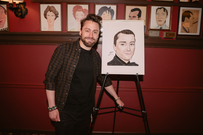 Photos: Kieran Culkin Receives Sardi's Portrait Image