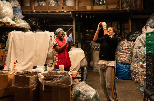 Photos: Site-Specific Recycling Drama RIVEN Opens At Brooklyn's Sure We Can Image
