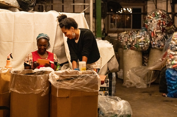 Photos: Site-Specific Recycling Drama RIVEN Opens At Brooklyn's Sure We Can Image