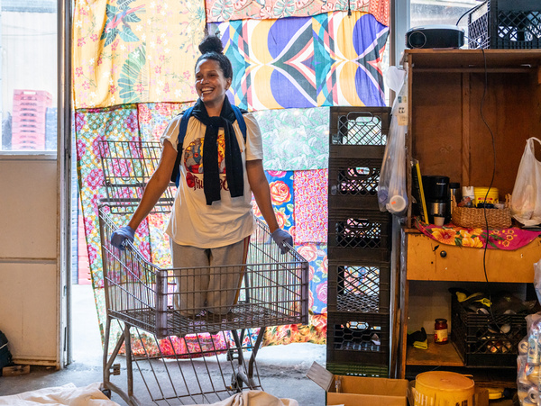 Photos: Site-Specific Recycling Drama RIVEN Opens At Brooklyn's Sure We Can Image