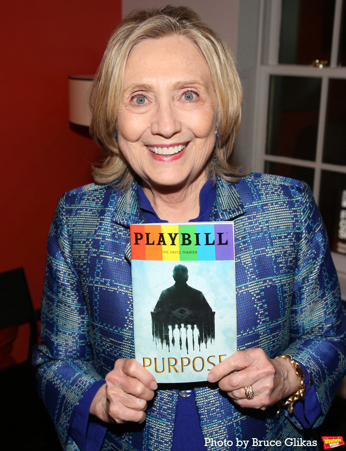 Photos: Hillary Clinton Visits PURPOSE on Broadway Image