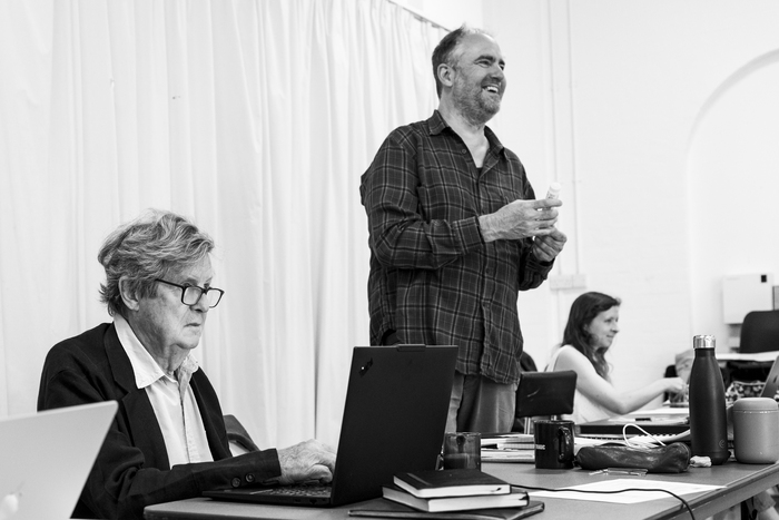 Photos: Ralph Fiennes and Miranda Raison in GRACE PERVADES Rehearsals Image