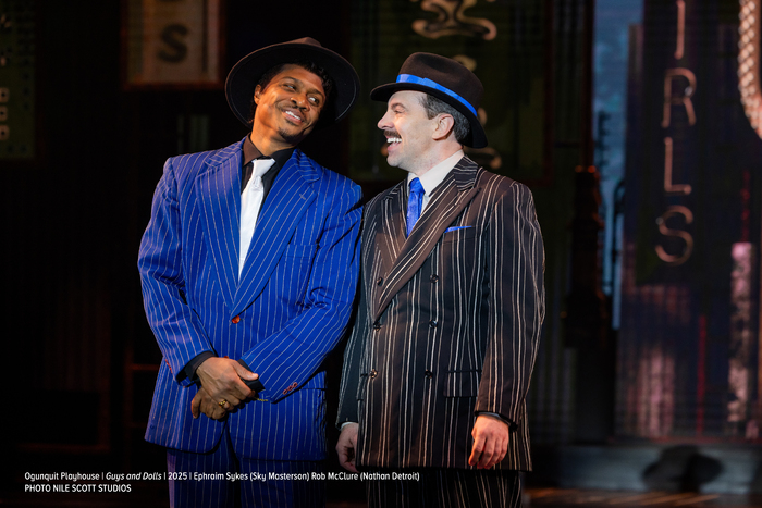 Photos: Rob McClure, Mykal Kilgore, Bianca Marroquín & Ephraim Sykes in GUYS AND DOLLS at Ogunquit Playhouse Image