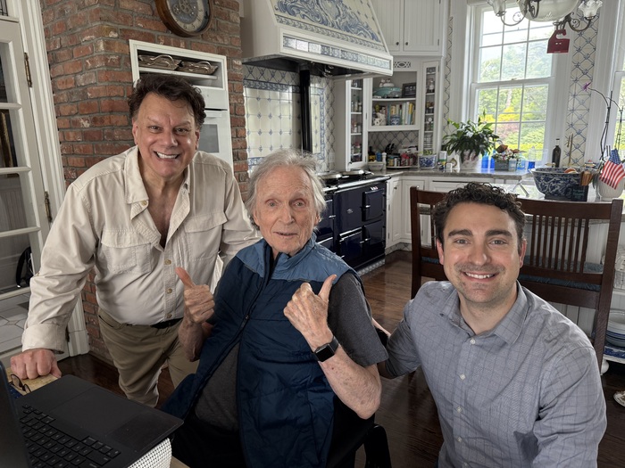Photos: Dick Cavett Records Voiceover For Off-Broadway's GENE & GILDA At 59E59 Theaters Image