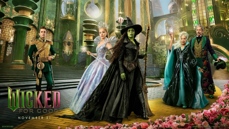 Photo: New Look at WICKED: FOR GOOD Feat. Glinda, Elphaba, & More in Emerald City Image