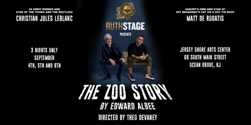 Interview: Matt de Rogatis and A ZOO STORY Presented by Ruth Stage 9/4 to 9/6 Image