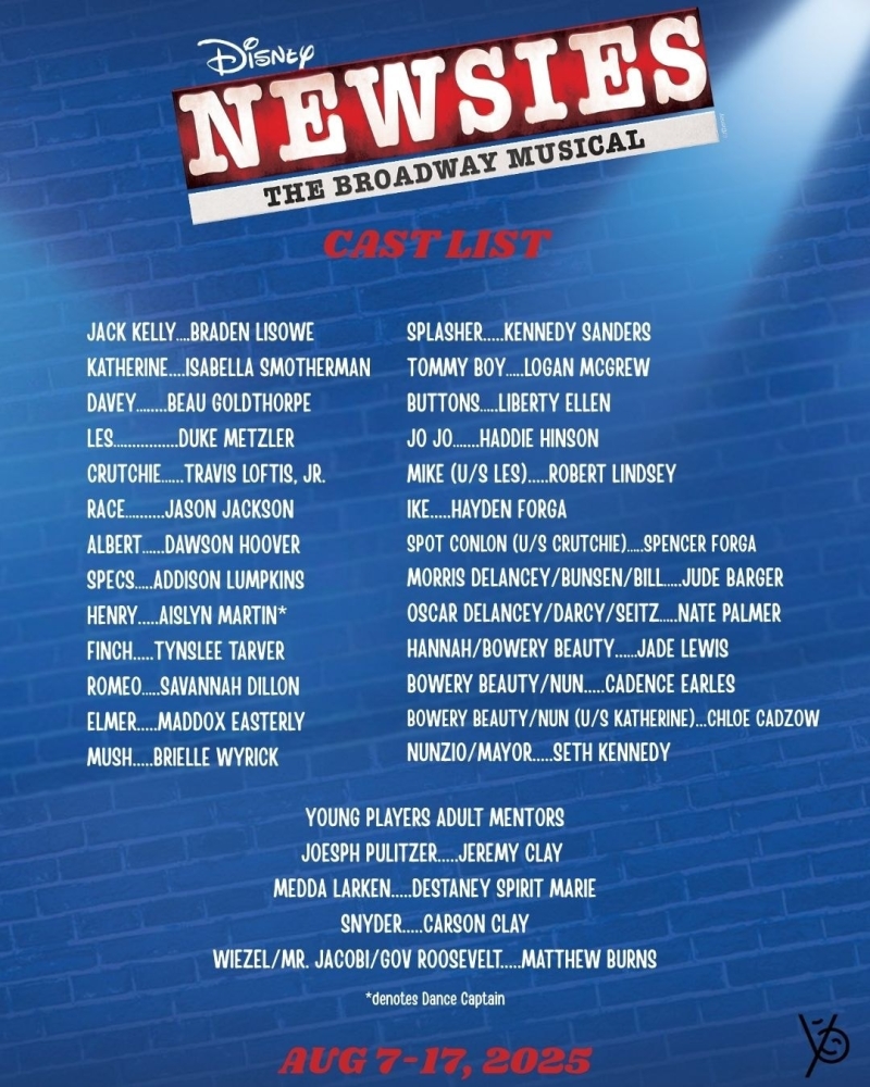 Review: DISNEY'S NEWSIES at The Royal Theatre in Benton Image