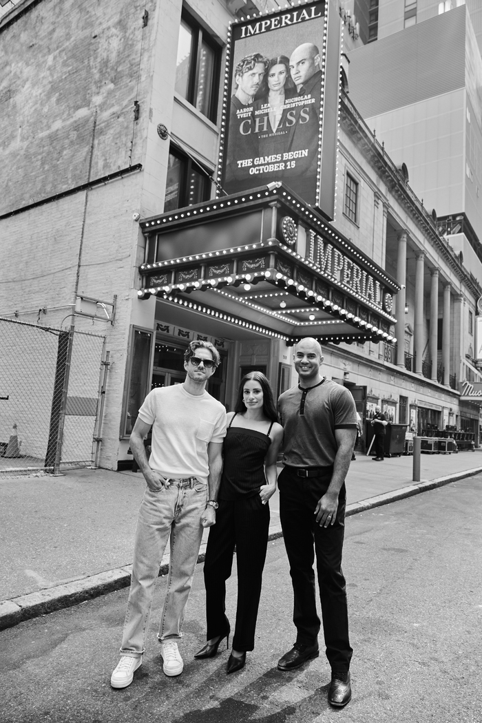 Photos: CHESS Stars & Director Stop By the Imperial Theatre Image
